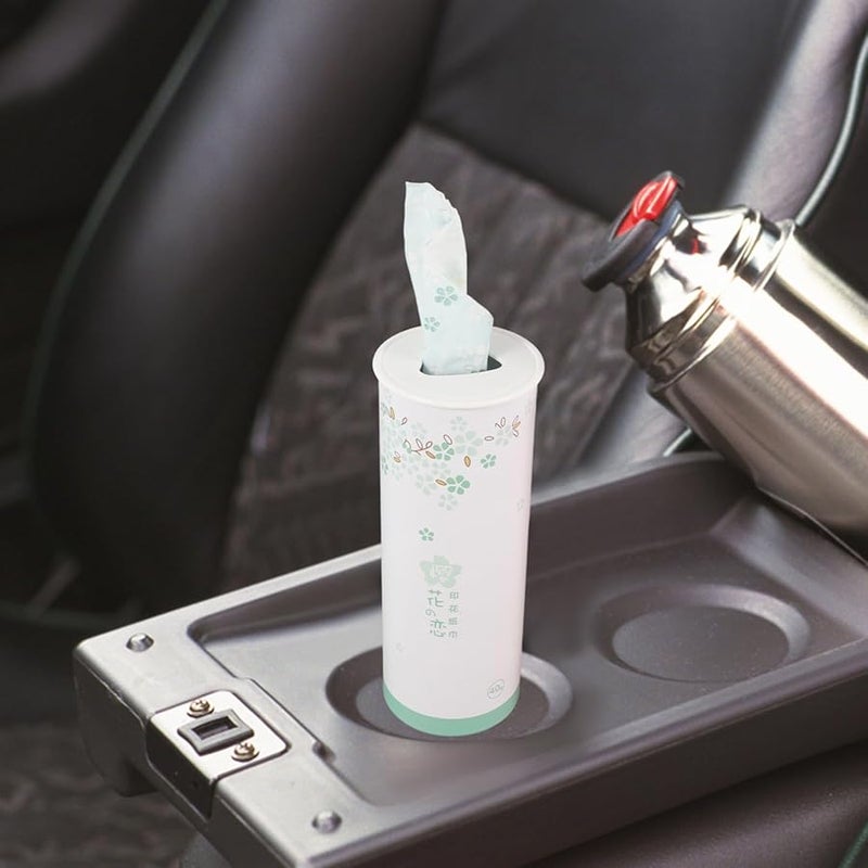 3 قطع حامل علبة مناديل سيارة لطيف محمول، 40 ورقة لكل منها لحامل كوب السيارة - Image 3